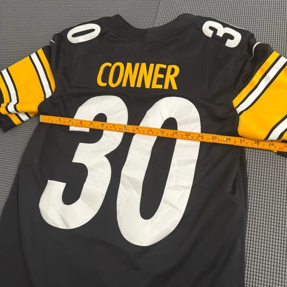 Nike Pittsburgh Steelers James Conner 30 Jersey Mens Small Black NFL Dri-FIT